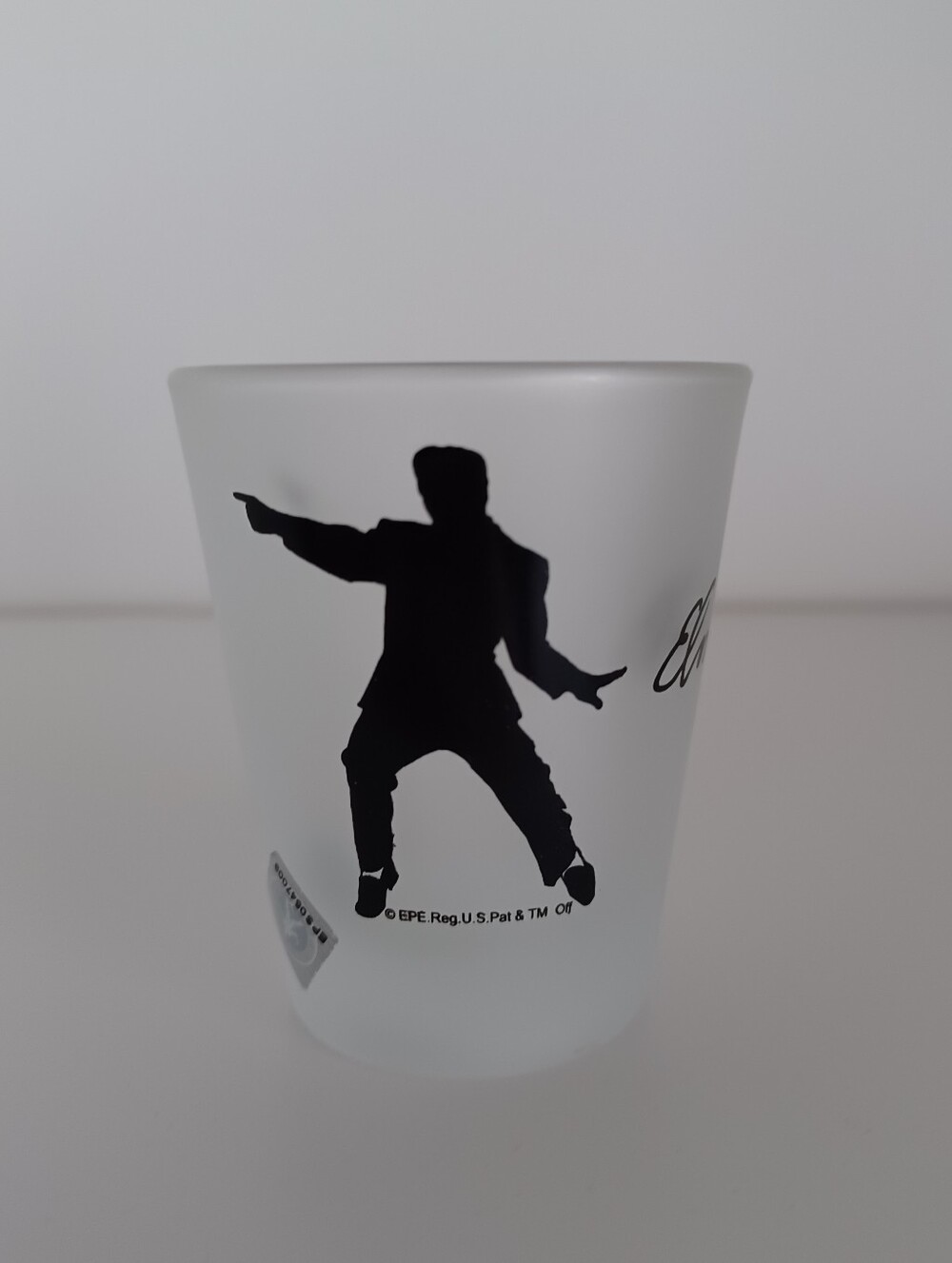Elvis Presley Shot Glass From Graceland Rock N Roll Music Collectible Barware